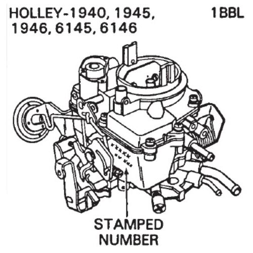 holley carburetors identification list